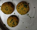A picture of step 4 of Barley flour and leftover poha thepla.