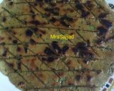 A picture of step 9 of Masala Bajra Roti.