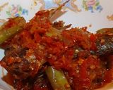 Foto langkah ke 5 dari resep Terong Ikan Balado.