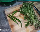A picture of step 3 of Punjabi Style Bhindi Masala.