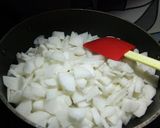 A picture of step 5 of Mooli ki Burji (Radish).