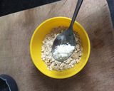 A picture of step 1 of Quick and easy savoury oat biscuits.