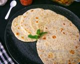 A picture of step 8 of Pol Roti / Sri Lankan Flatbread.