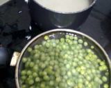A picture of step 1 of Peas pulao with Punjabi kadhi.