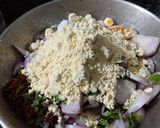 A picture of step 1 of Crispy Kanda bhajiye for beginners.