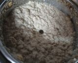 A picture of step 1 of Kala chana paratha.