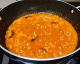 A picture of step 6 of Schezwan chutney.