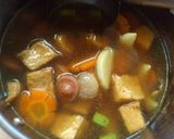 Foto langkah ke 3 dari resep Semur tahu sayuran (menu si kecil).