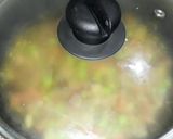 A picture of step 2 of Maggi soup.