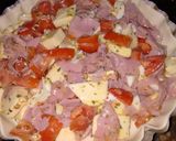 Foto del paso 1 de la receta: Tarta de jamón, mozarella, tomates y huevo duro