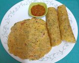 A picture of step 5 of Sweet Corn Rotis (Indian Sweet Corn Rotis).