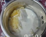 A picture of step 1 of 2 minutes Pineapple Banana Coconut Milk Smoothie.