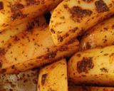 Foto del paso 3 de la receta: Pargo Salvaje a la Plancha con Patatas Gajo y Mayonesa de Ponzu con Trufa y Galbi