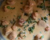 A picture of step 5 of Kadhi Pakore with Brown Rice for dinner - Bihari style.