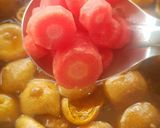 A picture of step 3 of Khatta Mitha Nimbo Aachar.