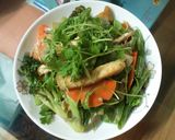 Hình bước làm 3 của món Xào thập cẩm chay