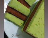 Foto langkah ke 10 dari resep Lapis Pandan Coklat.