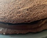 Gluténmentes csoki-málna torta recept fázis 3 fotója