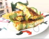 A picture of step 4 of Bitter Gourd Omelette.