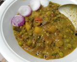 आलू,भट्टा मटर सब्जी(aloo bhatta matar sabzi recipe in Hindi) रेसिपी चरण 5 फोटो