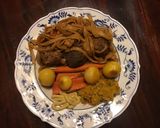 A picture of step 5 of California Farm Venison Dinner Broth with Noodles.