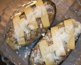Foto del paso 5 de la receta Berenjena gratinada rellena con carne de buey