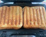 A picture of step 5 of Boiled egg sandwich with French fries.
