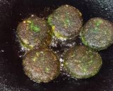 A picture of step 7 of Hara Bhara Kabab- A veg party starter.