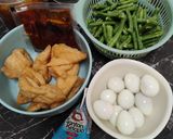 Foto langkah ke 1 dari resep Gulai Kacang Panjang Tahu Telur.