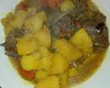 Foto del paso 3 de la receta: Estofado de patatas con liebre a mi manera en la olla GM g