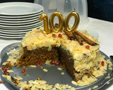 Foto del paso 13 de la receta: Tarta de zanahoria y chocolate blanco para el 100 cumple de Carmelita 👵🏼🍰🎄(thermomix)