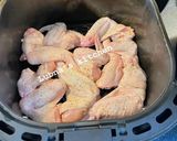 A picture of step 1 of Air Fryer Buffalo Chicken Wings:.