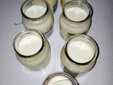 Yogurt casero con azúcar