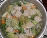 Foto langkah ke 3 dari resep Sop bakso no ribet tinggal plung plung.