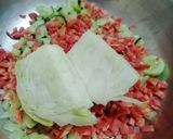 A picture of step 3 of Russian Salad.