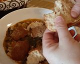 A picture of step 5 of Gluten-Free Cabbage and Bean Soup.