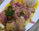 Foto del paso 1 de la receta: CEVICHE DE POLLO a mi estilo