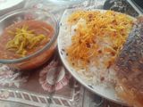 اینم خورشت لپه با برنج وته دیگ