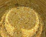 A picture of step 4 of Instant Moong Dal Halwa.