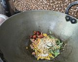 A picture of step 3 of Rice is Nice Mango and Amla Rice with side dish vegetable Avial.