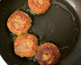A picture of step 4 of Falafel Tikki.