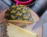 Foto del paso 1 de la receta: Ensalada agridulce de piña y queso azul