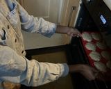 A picture of step 9 of Einkorn Bread Muffins.