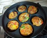A picture of step 3 of Appe with lots of fresh veggies.