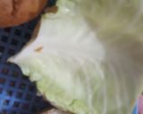 A picture of step 6 of Air-fried chicken zinger burger.