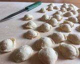 A picture of step 8 of Hand made orecchiette and cavatelli pasta: how to make them.