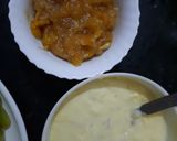 A picture of step 5 of Apricot & custard fruits shots.