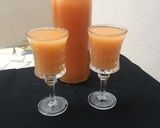 A picture of step 3 of Mixed fruits juice.