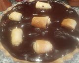 Foto del paso 14 de la receta Tarta de hojaldre con crema pastelera y chocolate Exprés