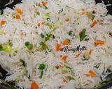 A picture of step 4 of Eight Treasure Veg Fried Rice.